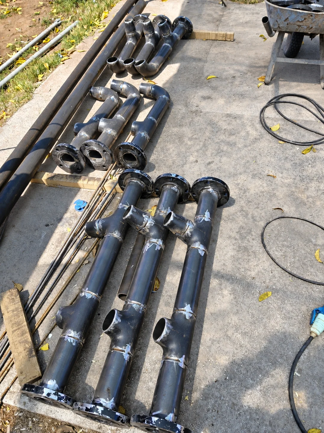 Spools fabricados para la instalación de tuberías en Planta Plywood de CMPC