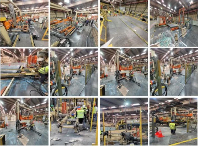 Desmontaje de la Línea Empaque 2 en CMPC Mininco