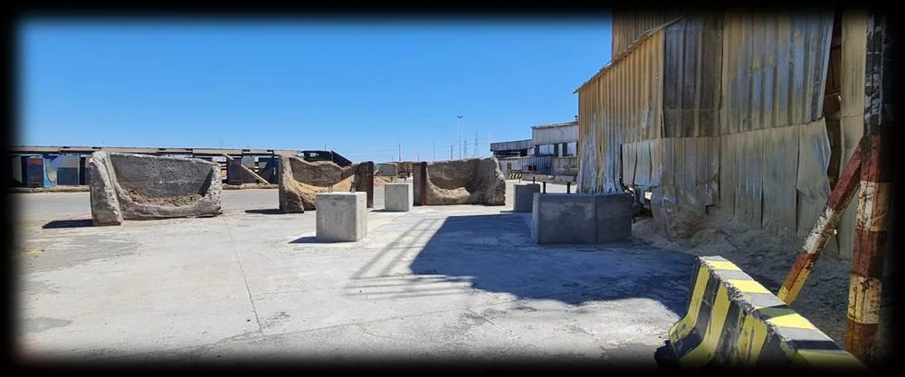 Fundaciones terminadas.